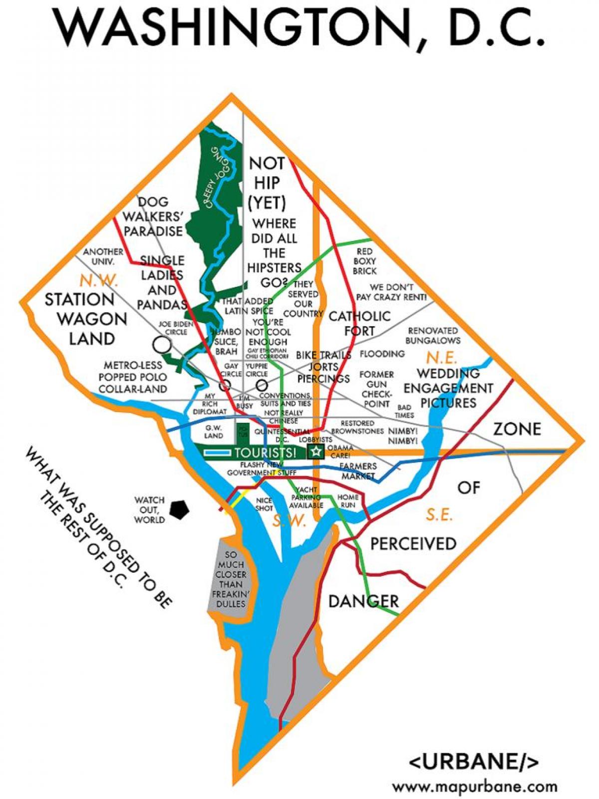 نقشہ سٹور واشنگٹن ڈی سی