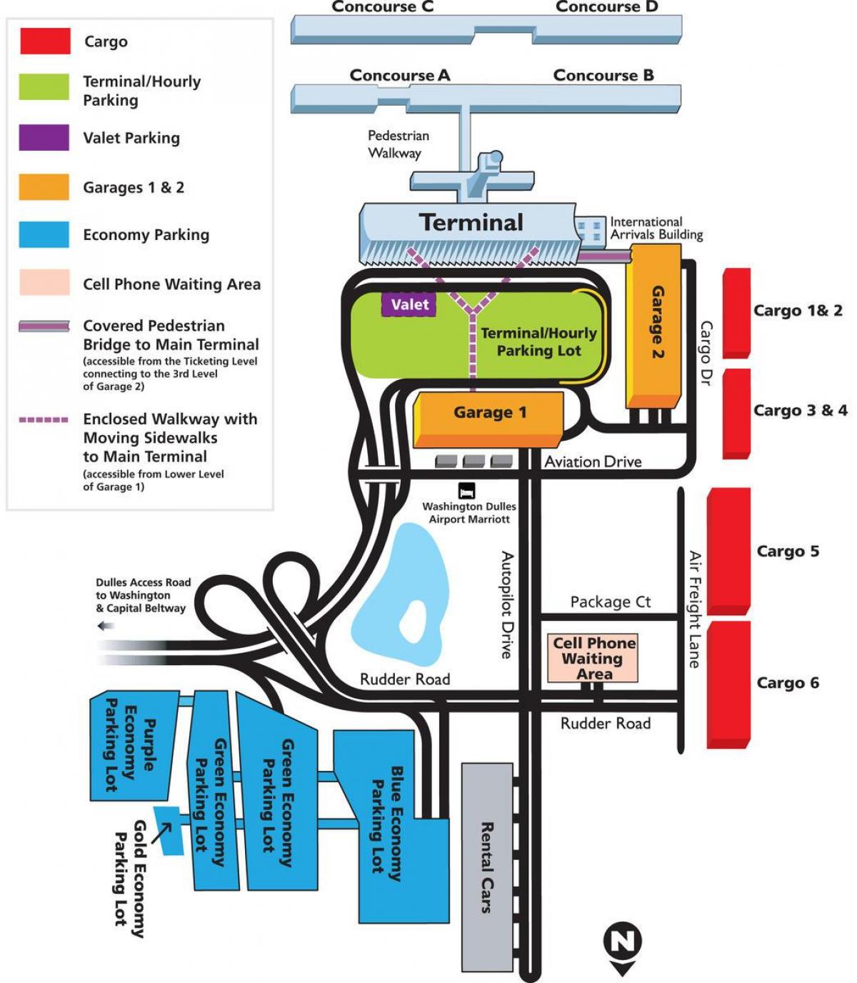 نقشہ کے ڈلاس ائرپورٹ ہوائی اڈے کے علاقے
