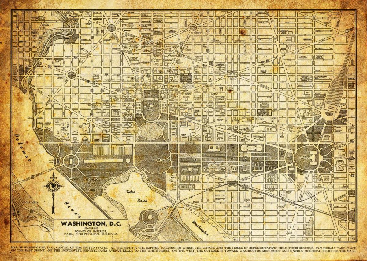 پرانی ڈی سی نقشہ