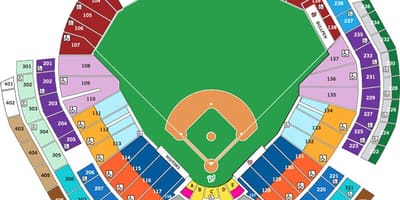واشنگٹن کے شہریوں ballpark نقشہ