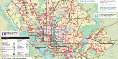 واشنگٹن بس کا نقشہ