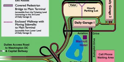 ڈلاس ائرپورٹ پارکنگ کا نقشہ