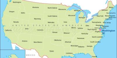 ڈی سی امریکی نقشہ